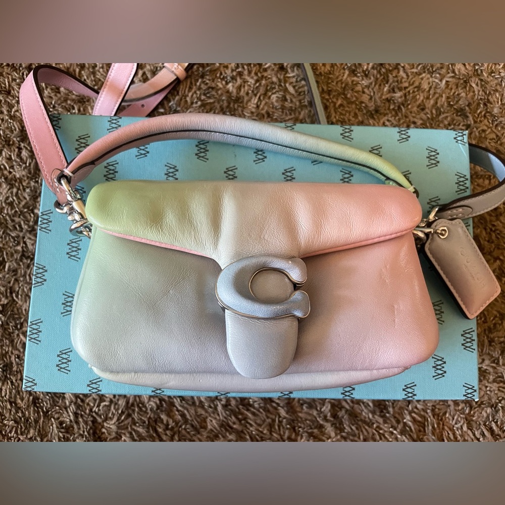 Coach Pastel Leather Shoulder Bag